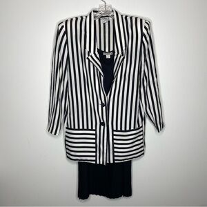 Taurus II Vintage Striped Blazer Dress Combo